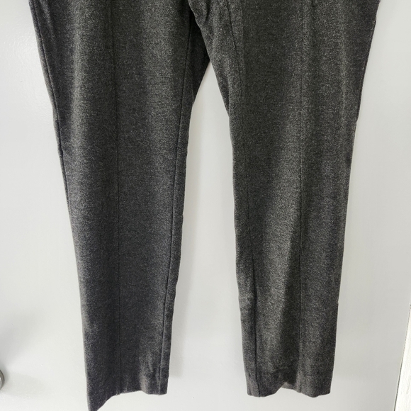 J. Jill Gray Ponte Knit Leggings Size Large Stretch Viscose - Picture 3 of 6